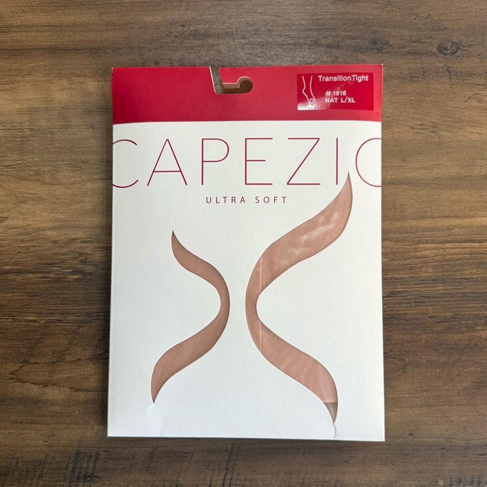 BRAND NEW Capezio Ultra Soft Transition Tight in Shade Natural, Size L/XL, #1916